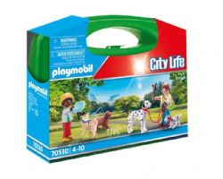 PLAYMOBIL CITY LIFE - VALISETTE ENFANTS ET CHIENS #70530